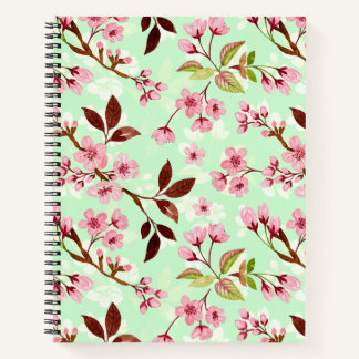 Kirschblüten - Hintergrund Notizbuch