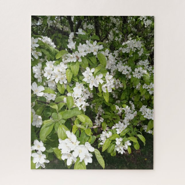 Kirschblüten im Schatten und im Licht Puzzle (Vertikal)