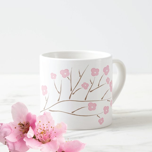 Kirschblüten in Rosa Espressotasse (Von Creator hochgeladen)