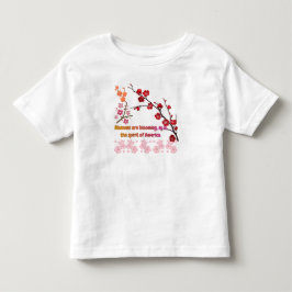 Kirschblüten in Rosa Harmonie Kleinkind T-shirt