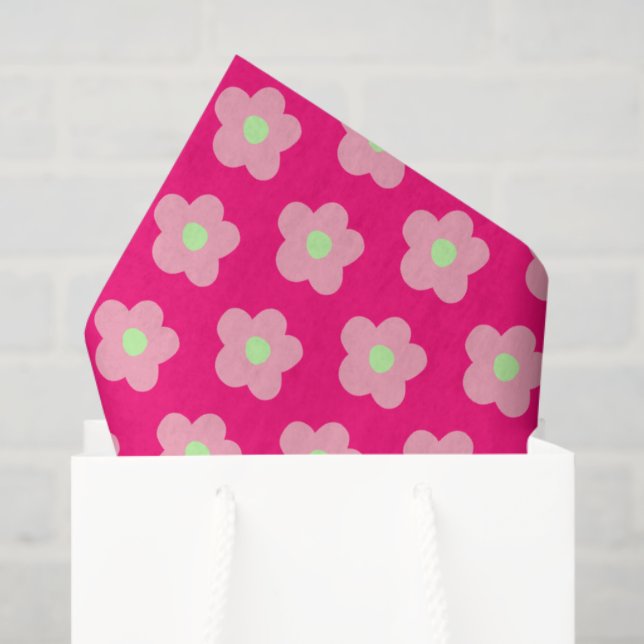 Kirschblüten in Rosa Seidenpapier (Geschenk Tasche)