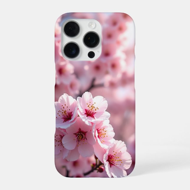 Kirschblüten iPhone Hülle (Rückseite)