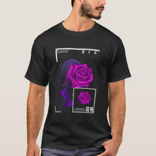 Kirschblüten-Japanische Rose T-Shirt
