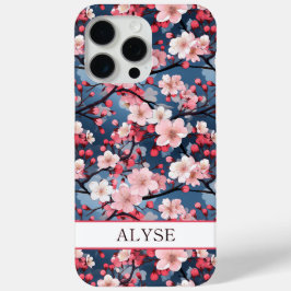 Kirschblüten Japanische Sakura Monogramm Case-Mate iPhone Hülle