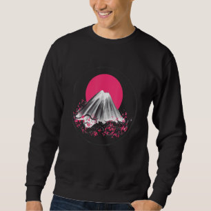 Kirschblüten-Japanische-Sonnenflagge-Sakura-Baum-L Sweatshirt