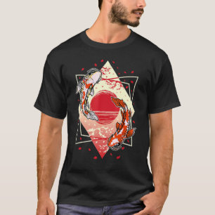 Kirschblüten-Japanischer Koi-Karpfen Nishikigoi-Fi T-Shirt