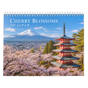 Kirschblüten Japans Frühlingslandschaften Kalender