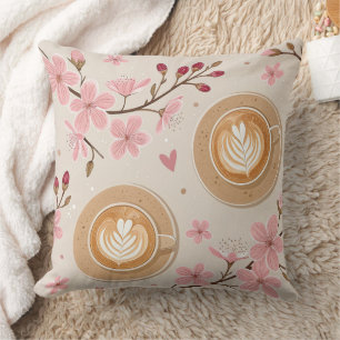 Kirschblüten-Kaffeebecher-Cover-Muster (7) Kissen