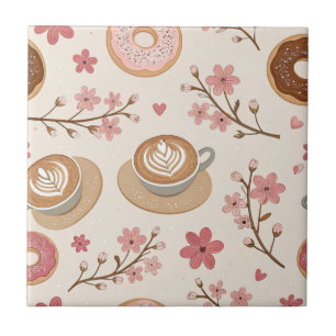 Kirschblüten-Kaffeebecher-Cozy-Muster (3) Fliese