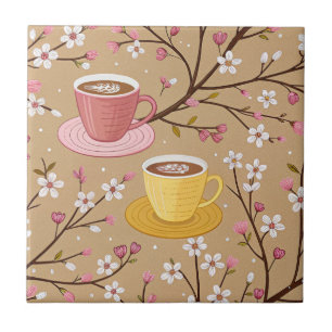 Kirschblüten-Kaffeebecher-Cozy-Muster (4) Fliese