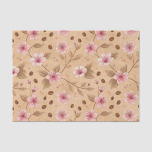 Kirschblüten-Kaffeebecher-Cozy-Muster (5) Seidenpapier