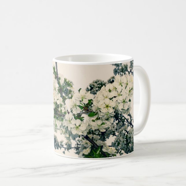 Kirschblüten Kaffeetasse (VorderseiteRechts)