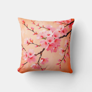 Kirschblüten-Kissen – Elegantes Sakura-Wurfkissen Kissen