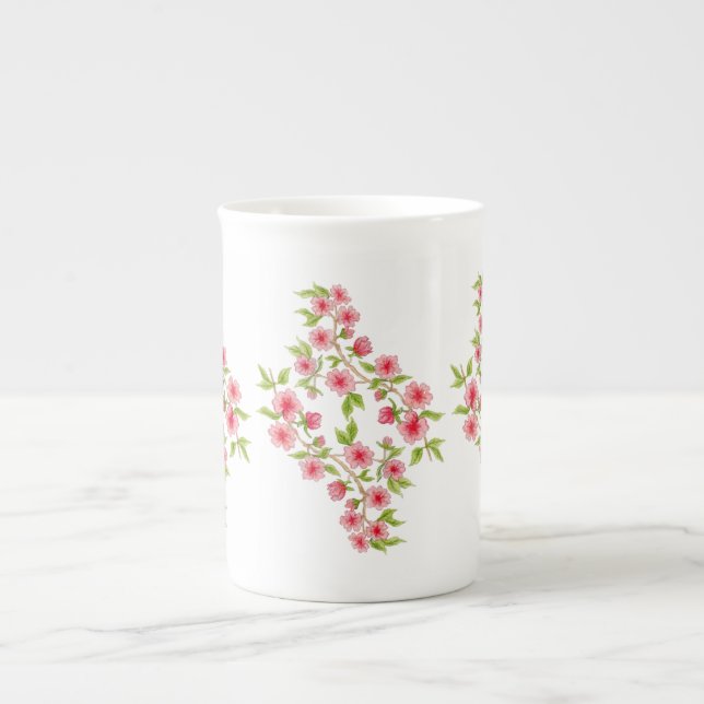 Kirschblüten Knochenerkrankungen Tasse der China (Vorderseite)