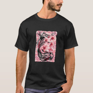 Kirschblüten-Koi Japanischer Koi Karpfen Frühling T-Shirt
