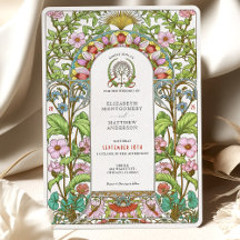 Kirschblüten & Kornblumen Jugendstil-Hochzeit