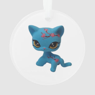 Kirschblüten-Miezekatze-Verzierung Ornament