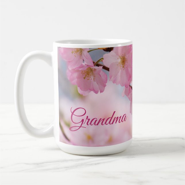 Kirschblüten-Muttertags-Tasse Kaffeetasse (Links)
