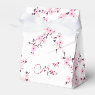 Kirschblüten-Name Geburtstag hinzufügen Geschenkschachtel