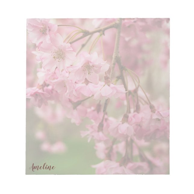 Kirschblüten Notizblock (Vorderseite)