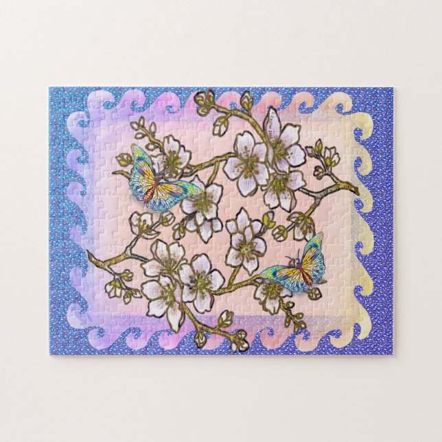 Kirschblüten Puzzle (Horizontal)