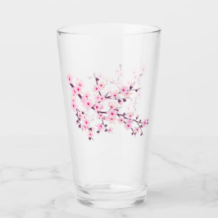 Kirschblüten-Rosa Glas