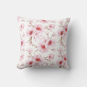 Kirschblüten Rosa Weiß Kissen