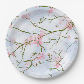 Kirschblüten Sakura Blumengarten Party Hochzeit Pappteller