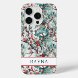 Kirschblüten Sakura Druck Monogramm Case-Mate iPhone Hülle