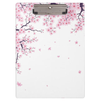Kirschblüten Sakura Japanische Kunst-Tasche Klemmbrett