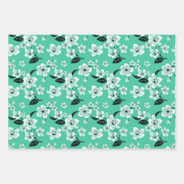 KIRSCHBLÜTEN - SAKURA (MINZE) GESCHENKPAPIER SET