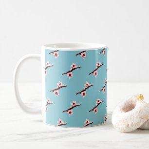 Kirschblüten, Sakura, rosa Blumenmuster Kaffeetasse