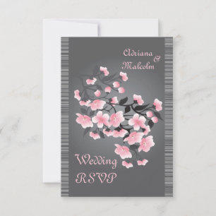 Kirschblüten (Sakura) RSVP Einladung
