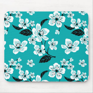 KIRSCHBLÜTEN - SAKURA (TÜRKIS) MOUSEPAD