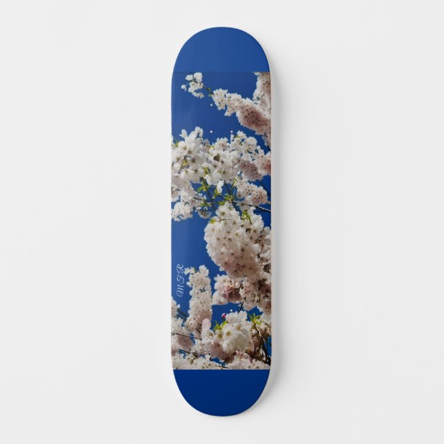 Kirschblüten-Skateboard Skateboard (Vorderseite)