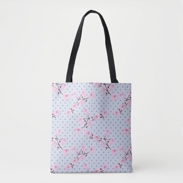 Kirschblüten Taschen-Tasche (Vorderseite)