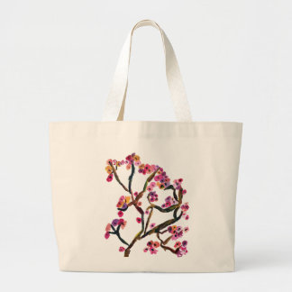 Kirschblüten-Tote Jumbo Stoffbeutel