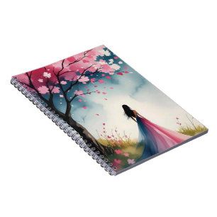 Kirschblüten-Traum-Notizbuch Notizblock