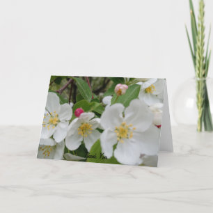 Kirschblüten-Überraschung Gefaltete Dankeskarte