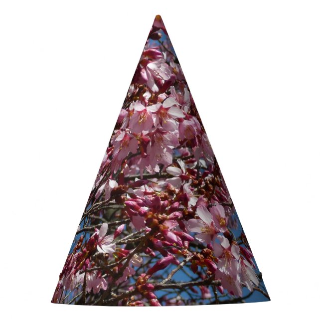 Kirschblüten und Blauer Himmelsblüte Partyhütchen (Vorderseite)