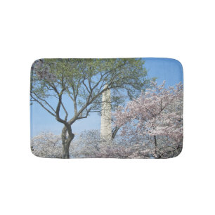 Kirschblüten und das Washington Monument in DC Badematte