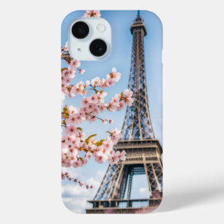 Kirschblüten und Eiffeltuch Case-Mate iPhone Hülle