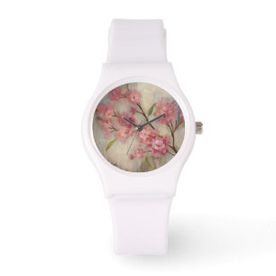 Kirschblüten und -niederlassung armbanduhr