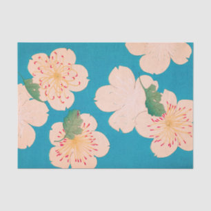Kirschblüten Vintage Japanischer Blumenprint Seidenpapier