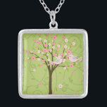 Kirschblüten-Vogel-Halskette Versilberte Kette<br><div class="desc">Unsere Kirschblüten-Vogelhalskette ist- in einigen Arten und in Enden verfügbar und ist ein perfektes Match mit unseren Kirschblüten-Vögeln,  die Einladungen,  UAWG-Karten,  Mitteilungskarten,  Andenkenverzierungen und anderen Hochzeitsgang wedding sind.</div>