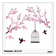 Kirschblüten-Wand-Abziehbild