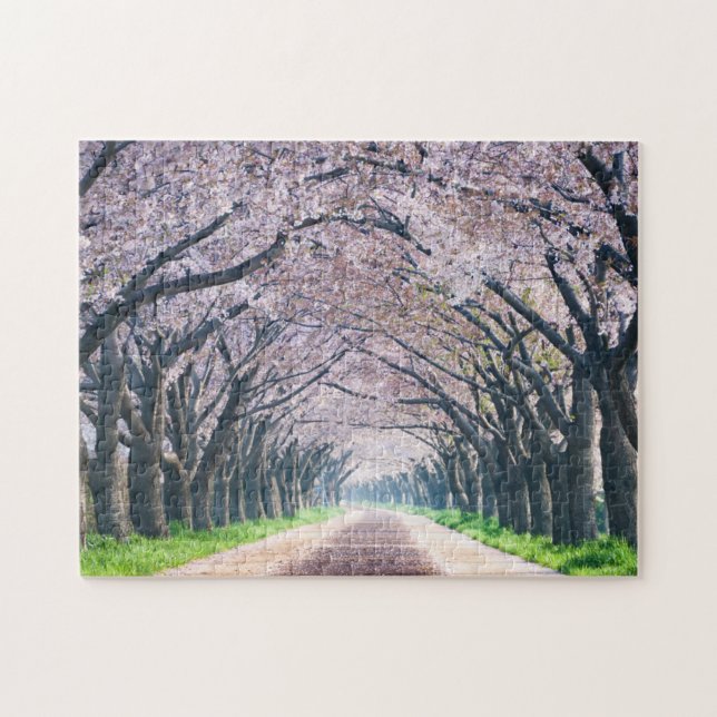 Kirschblüten-Weg Puzzle (Horizontal)