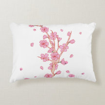 Kirschblüten-Zweig Kunst in Rosa
