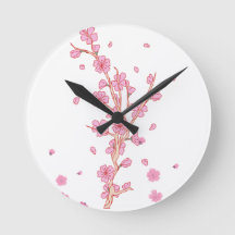 Kirschblüten-Zweig Kunst in Rosa