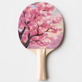 Kirschblütenbäume Rosa Florale Malerei Tischtennis Schläger